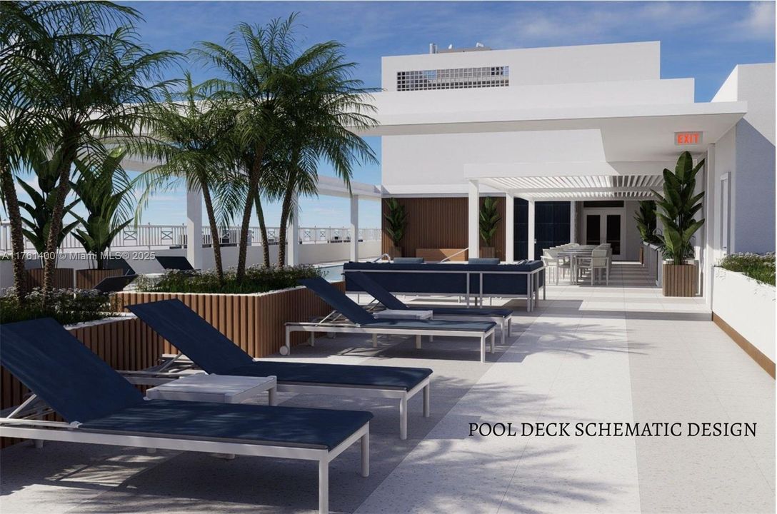 Pool Deck Approved Schematic Design