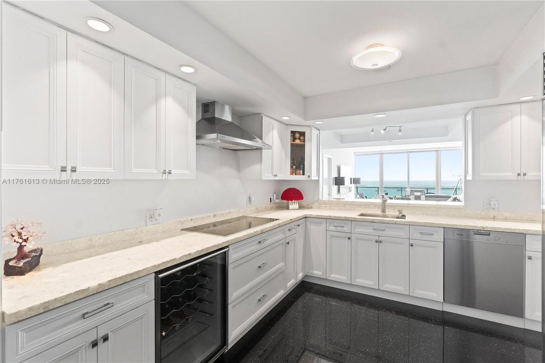 updated white cabinent