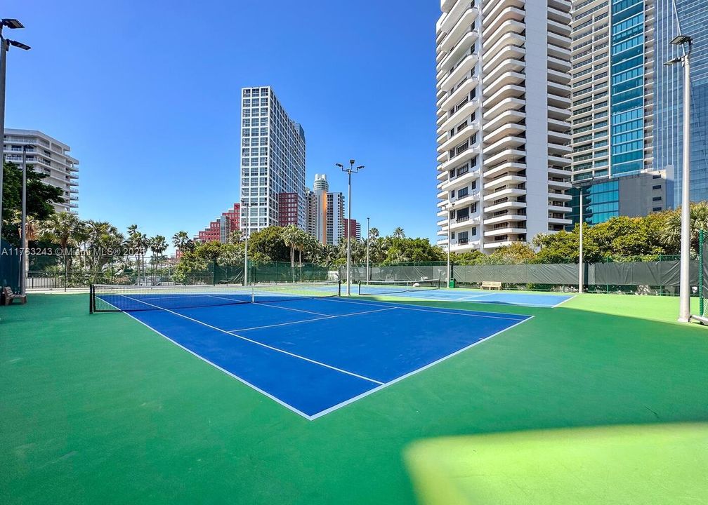 Tennis court.