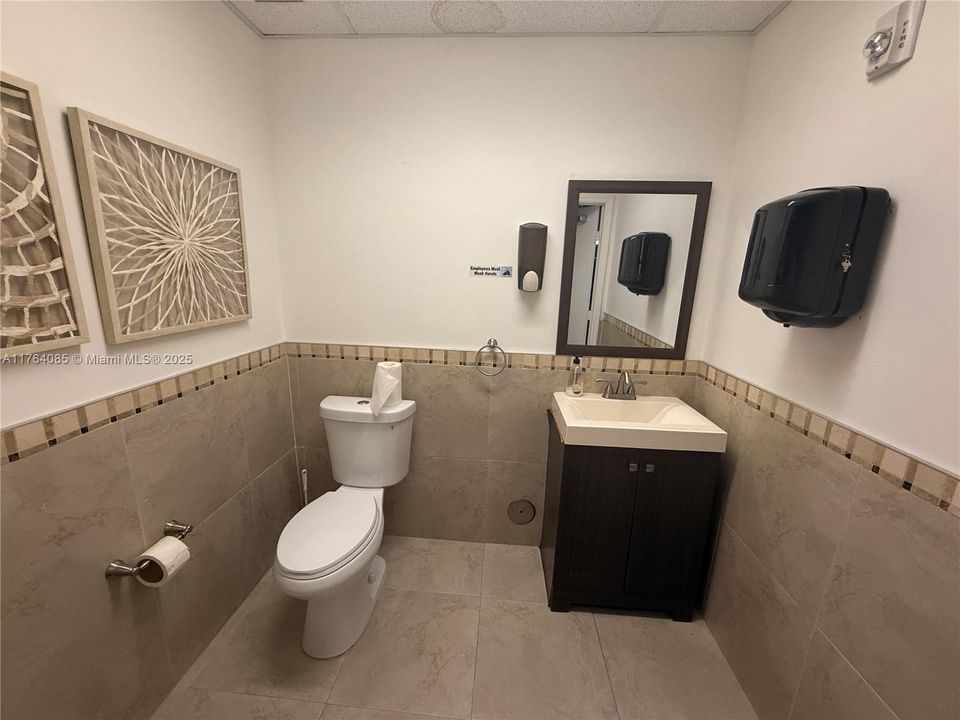 Upgraded Bathroom for Employees and Visitors