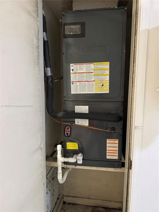 Brand new AC outside of the unit