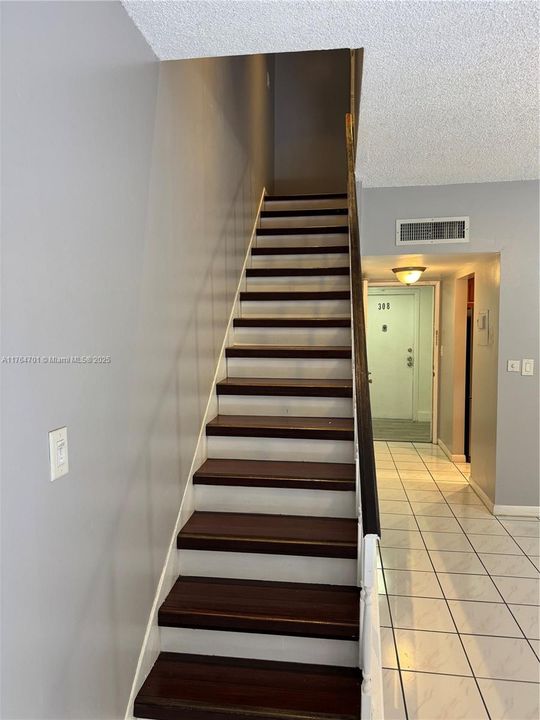 Stairs for second floor