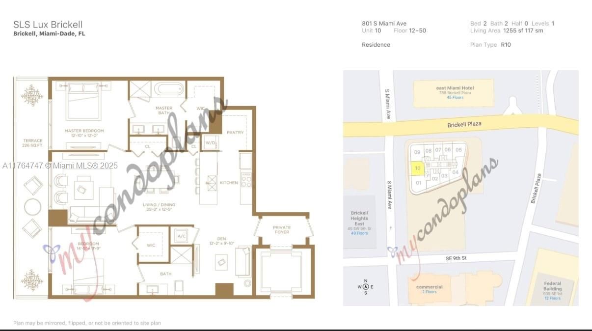 Recently Sold: $940,000 (2 beds, 2 baths, 1253 Square Feet)