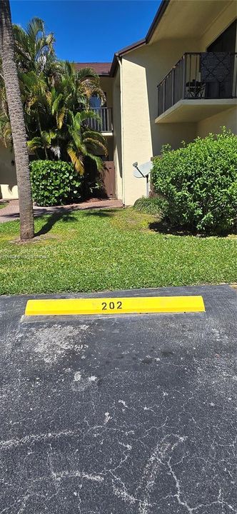 Assigned Parking next to entrance