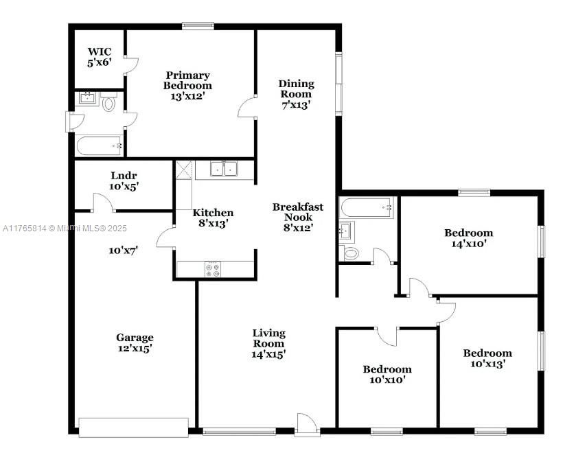 最近售出: $389,900 (4 贝兹, 2 浴室, 1408 平方英尺)
