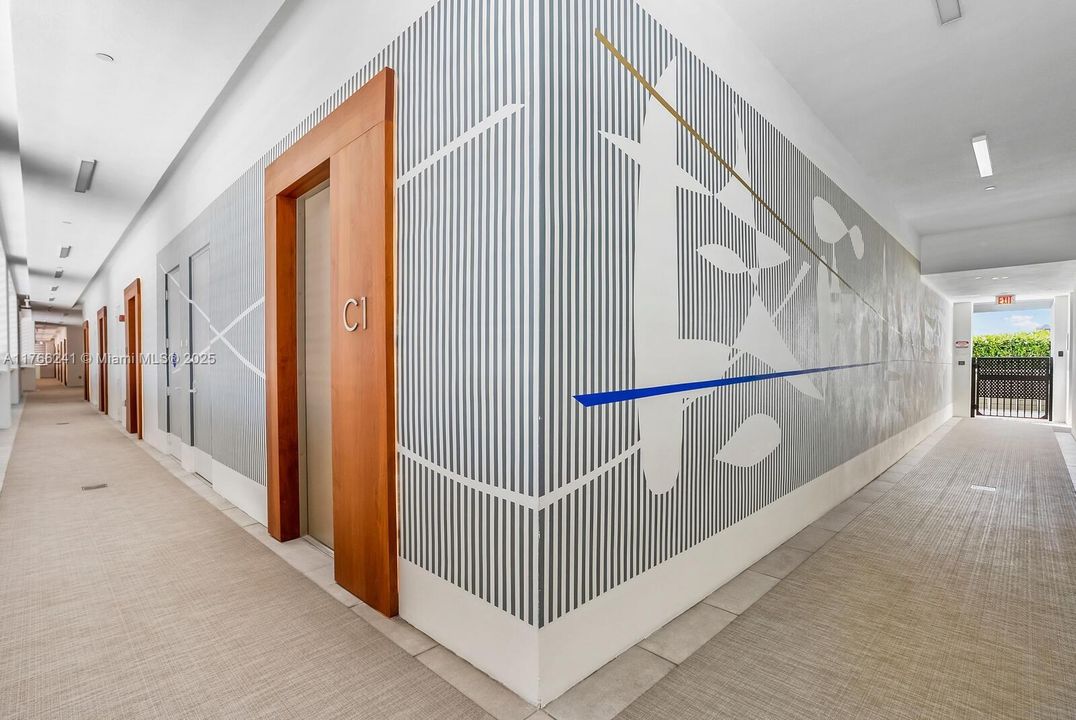 6th Floor's common area facing 6C front door