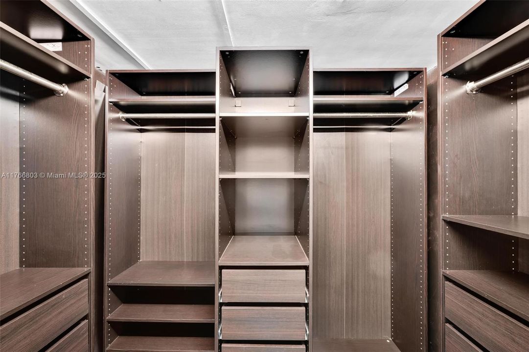 Master closet