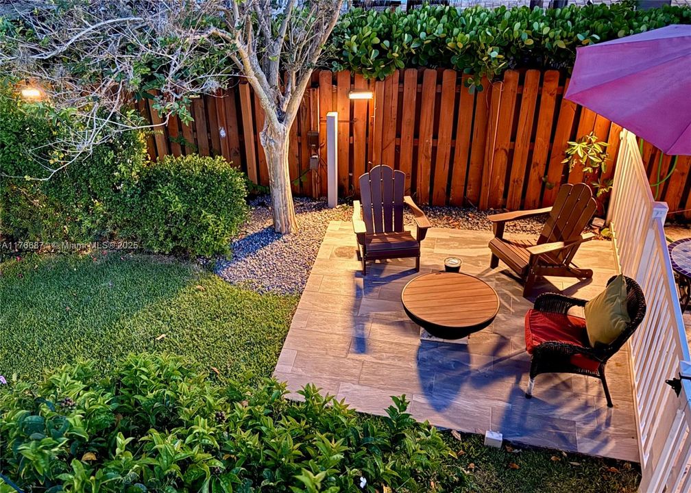 fire pit patio
