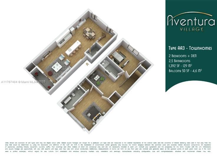 For Sale: $464,000 (2 beds, 2 baths, 1392 Square Feet)