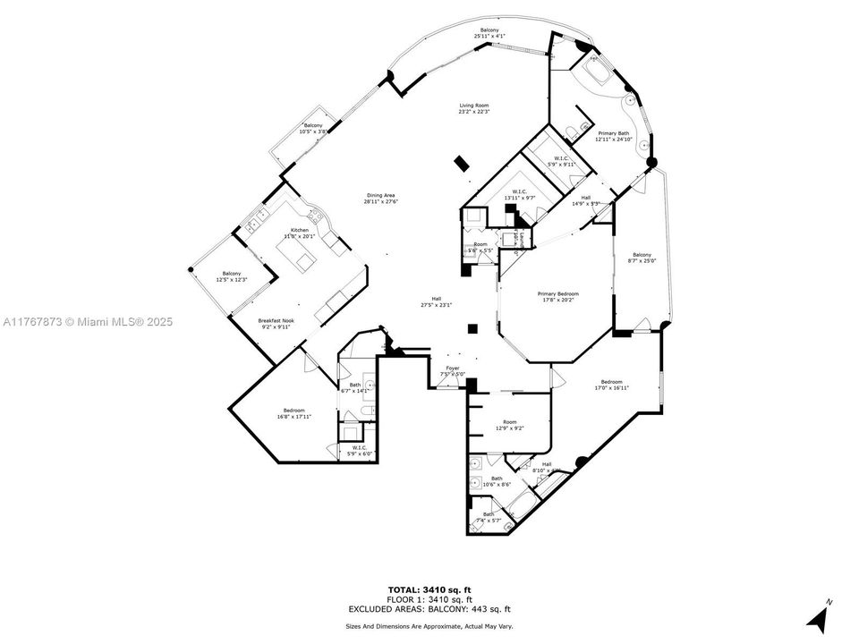 Recently Sold: $3,895,000 (4 beds, 3 baths, 3410 Square Feet)