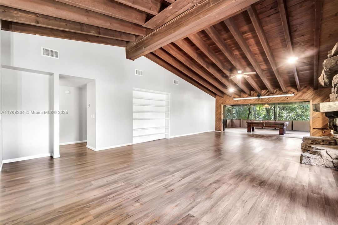 SPECTACULAR GREAT ROOM LEADING TO OUTDOOR LIVING SPACE CAN ACCOMMODATE HUNDREDS OF GUESTS