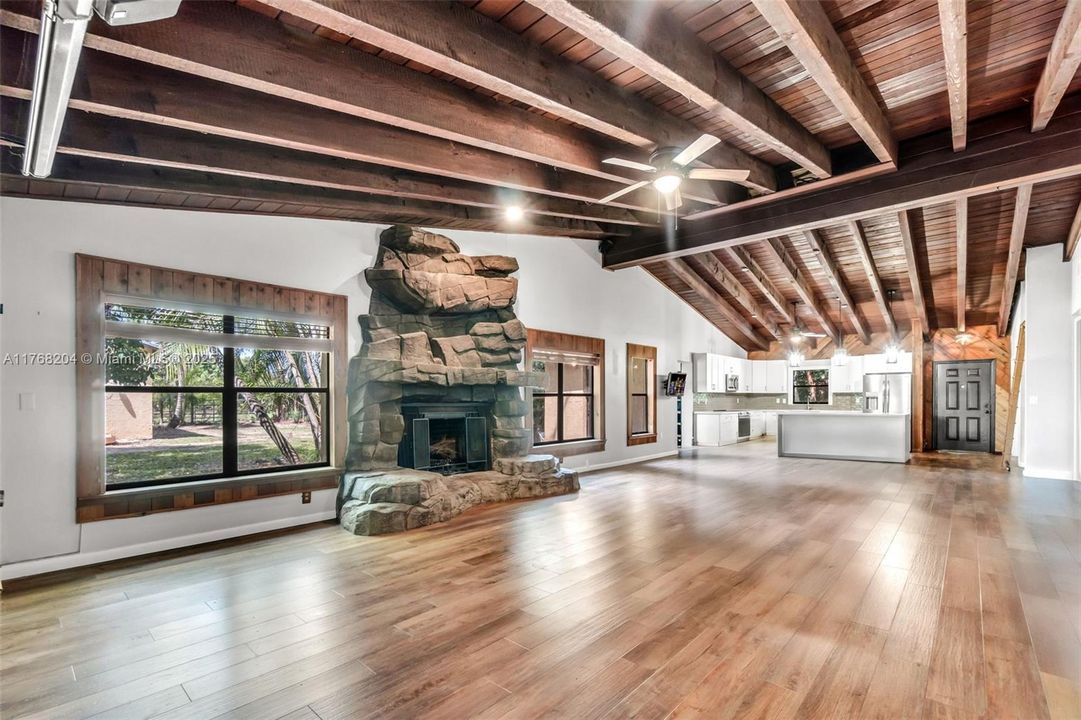 GREAT ROOM WITH CONTINUOUS NEW FLOORS