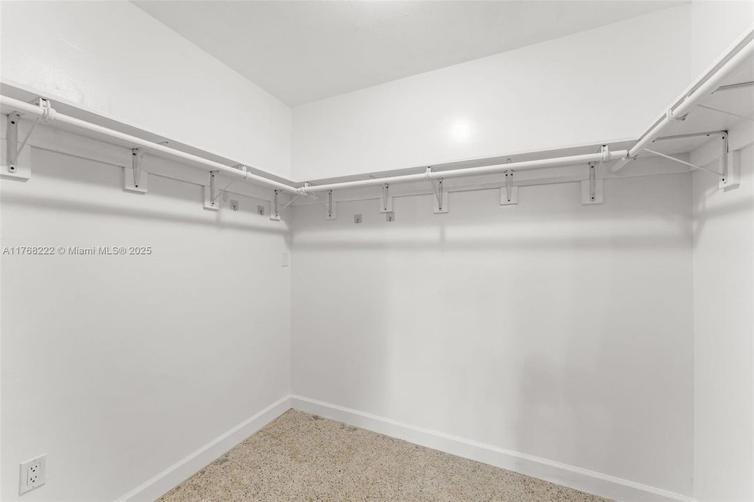PRIMARY BEDROOM HAS LARGE WALK IN CLOSET