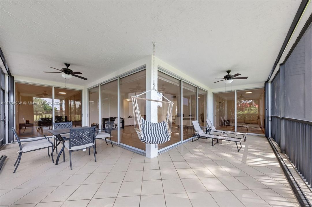 PATIO THAT GOES AROUND ENTIRE CONDO