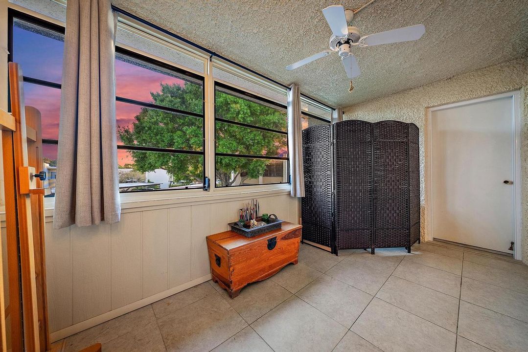 Enclosed patio
