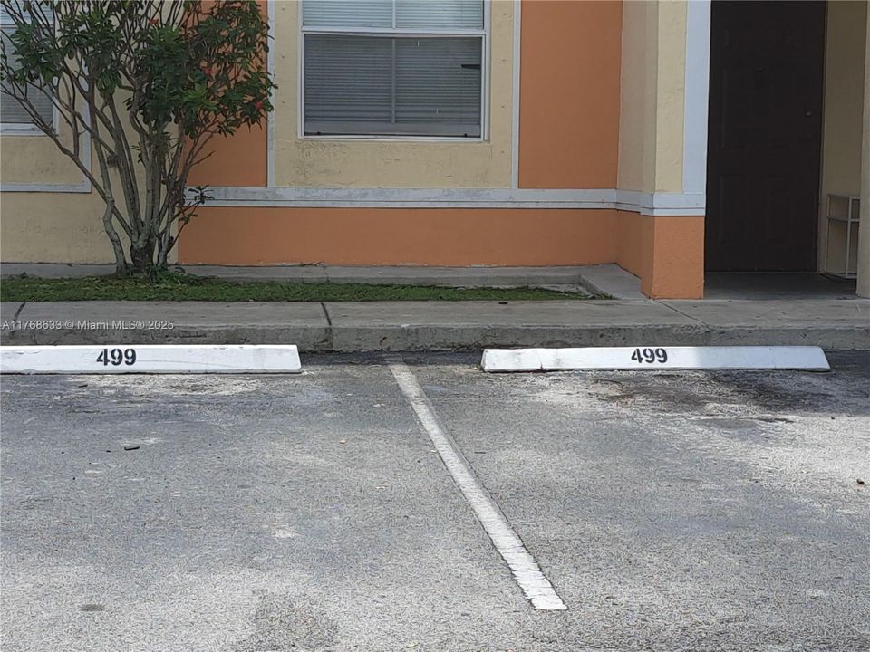 Two assigned parking spaces