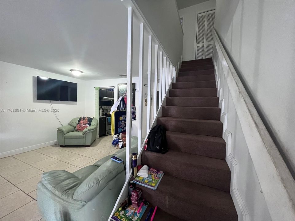 stairs to upper level