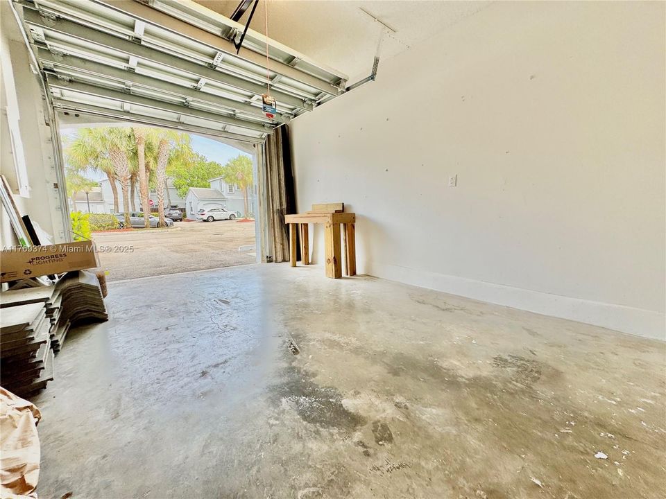 Home features a 1-car garage for your car and/or great storage space.