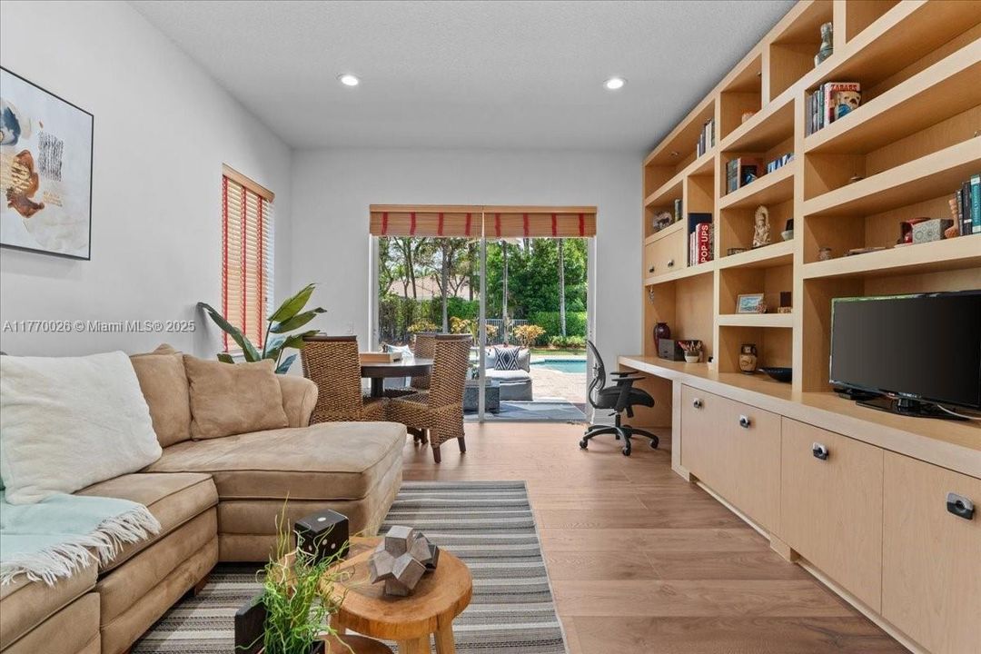 Separate Playroom or Library