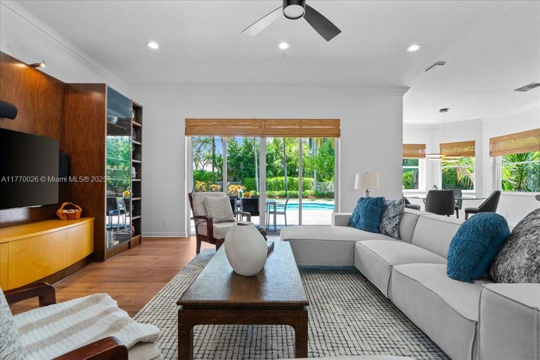 Easy Access to the Pool & Yard