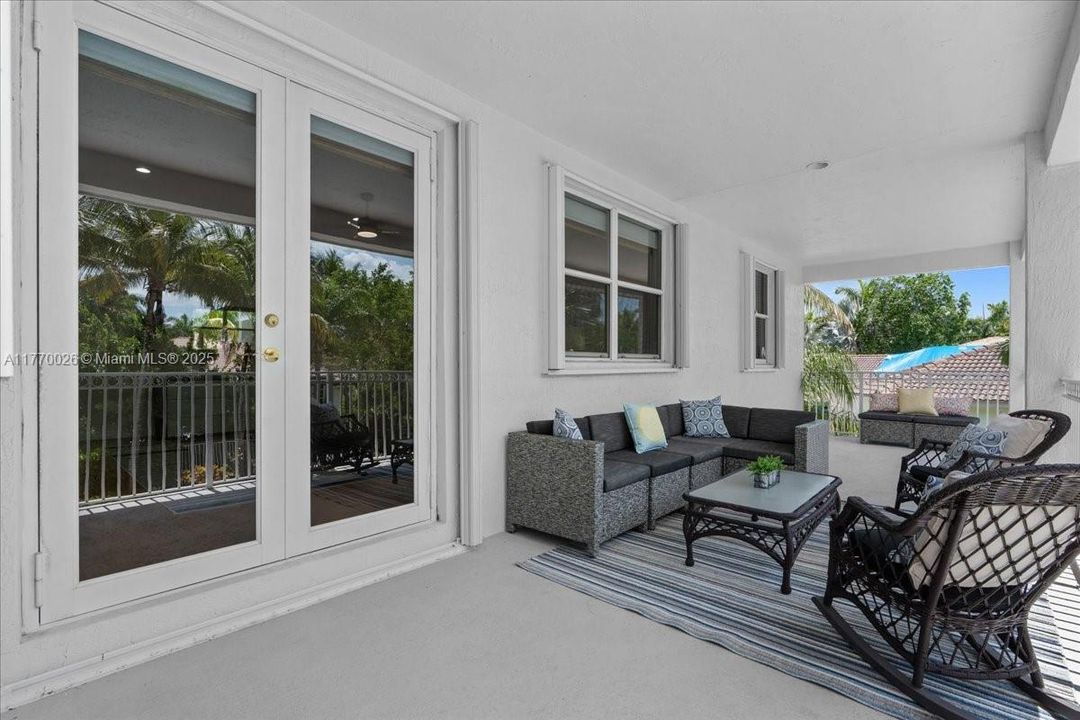 Enormous deck off the primary bedroom