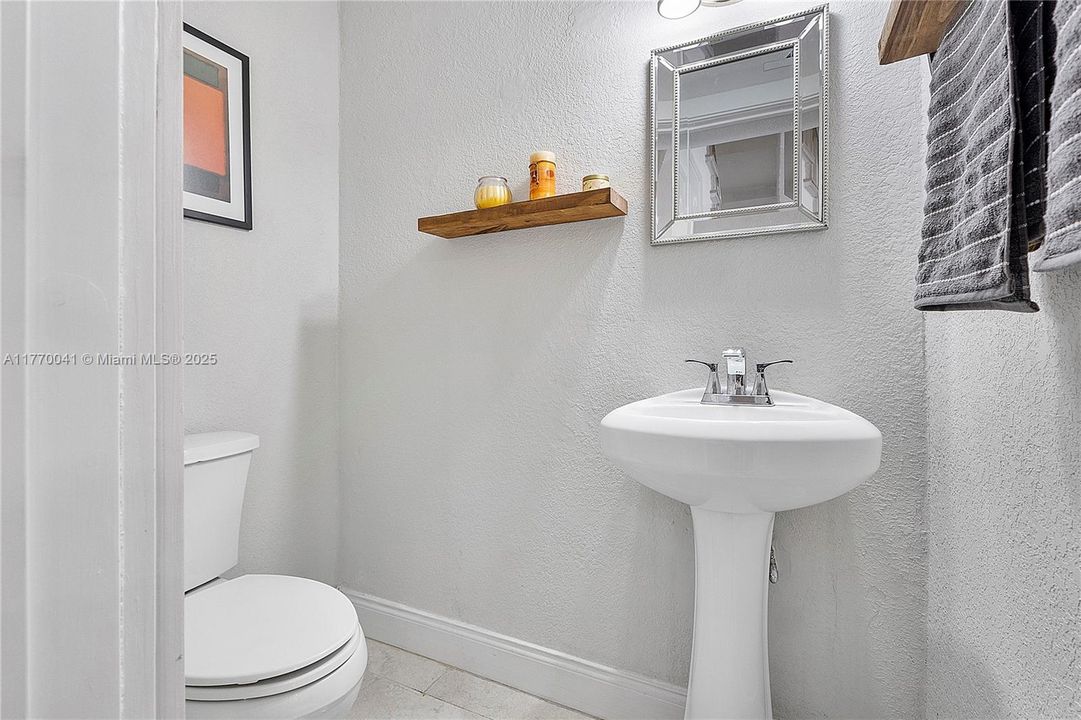 Downstairs - Half Bathroom