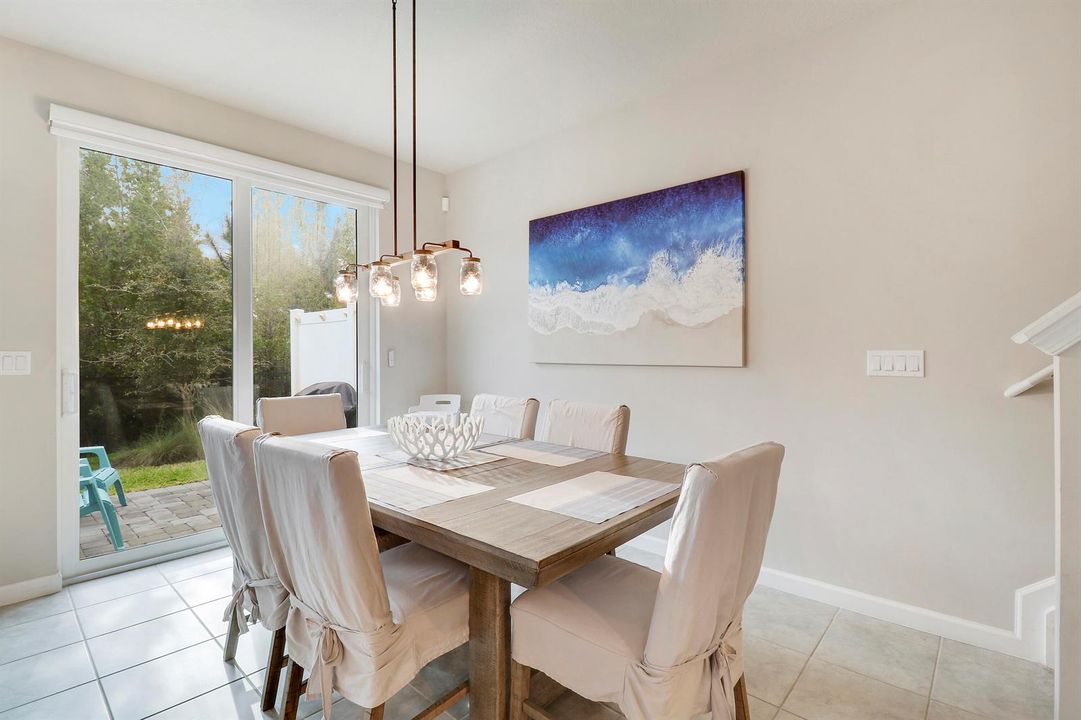 Dining Area w/Sliders to Patio
