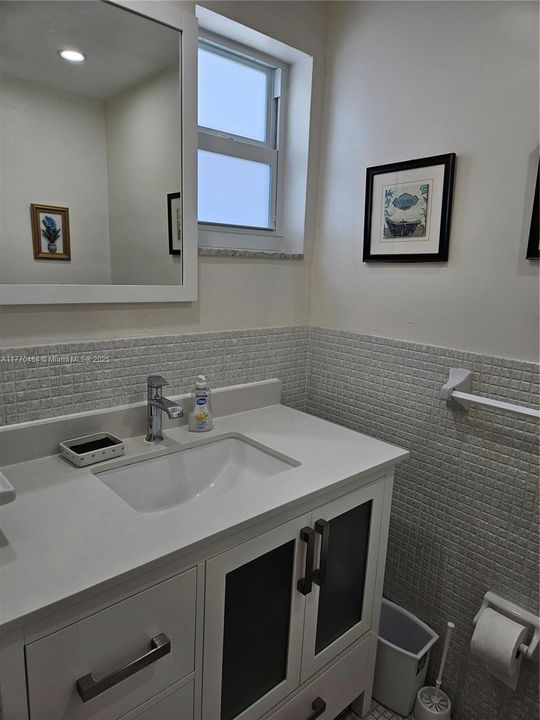 Updated half bath