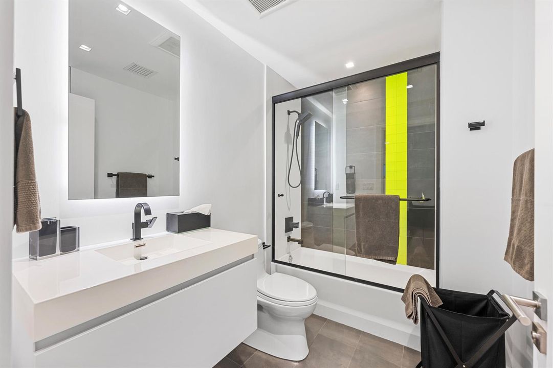 yellow bathroom