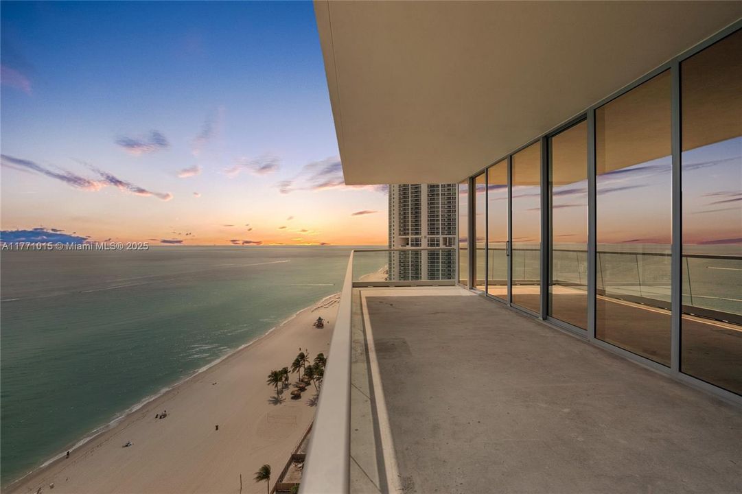 The Sunrises at Sunny Isles Beach from the 18 floor