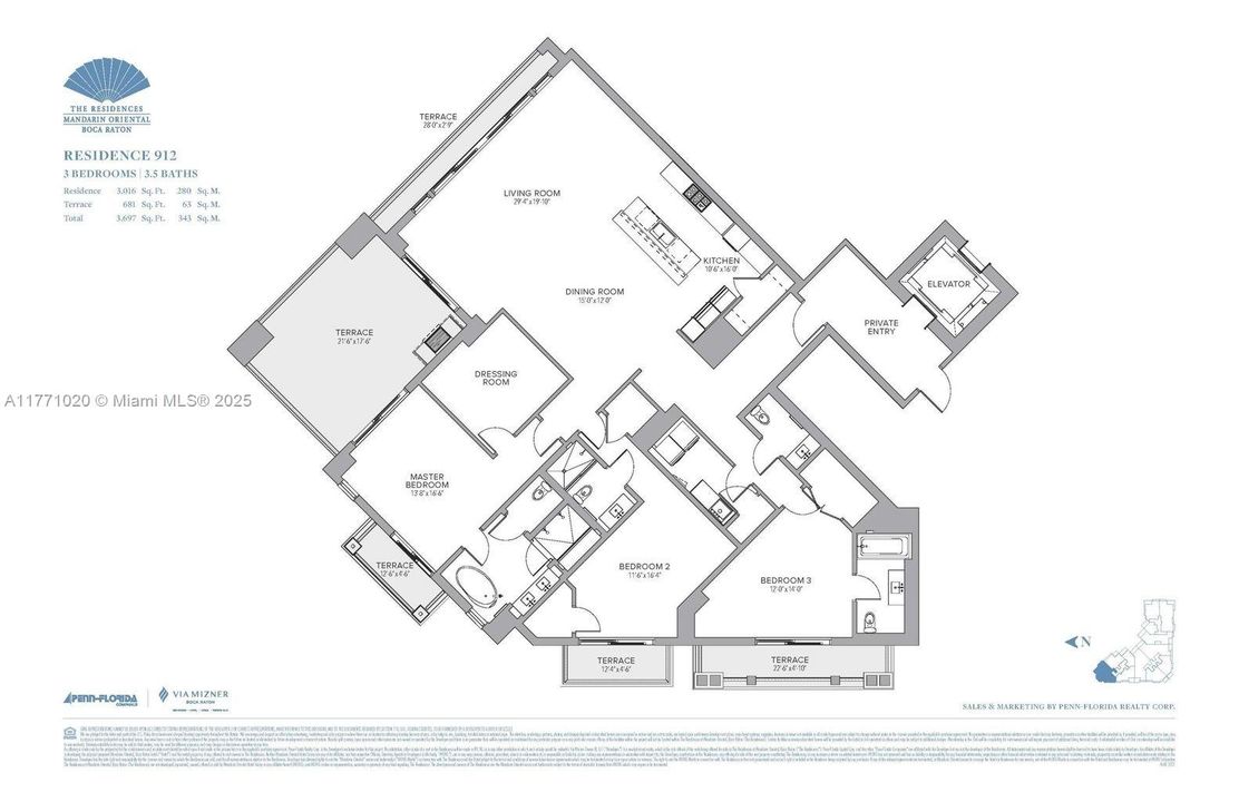 For Sale: $6,750,000 (3 beds, 3 baths, 3016 Square Feet)