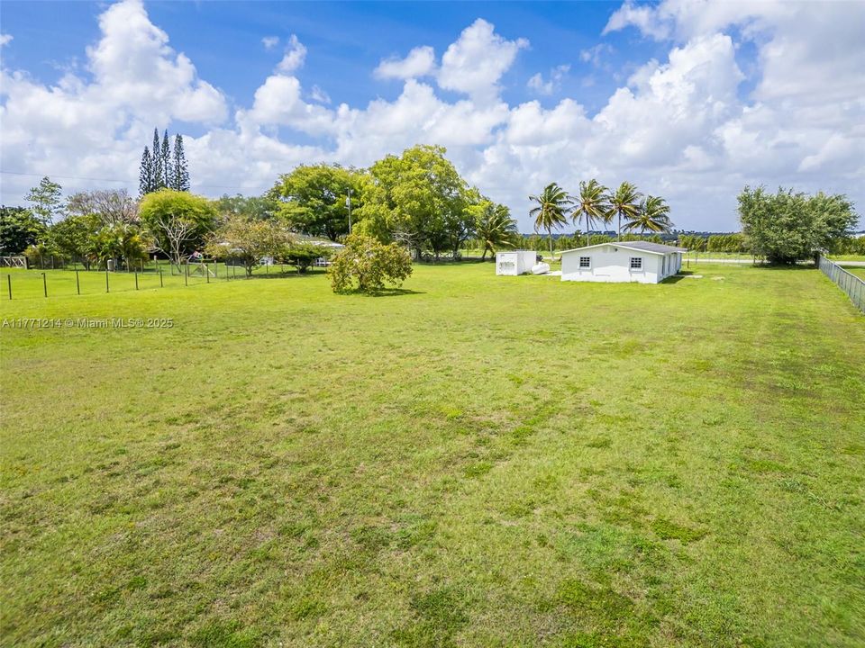 VIEW OF THE GROUNDS...ALSO AMAZING SUNSETS TO THE WEST.