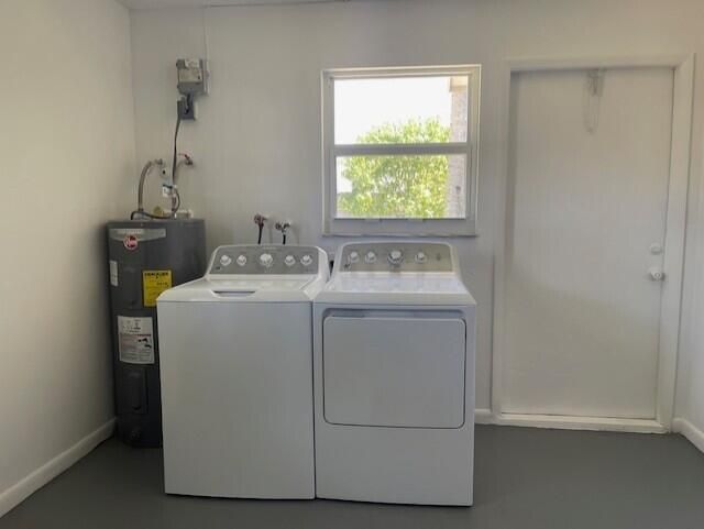 Laundry in garage