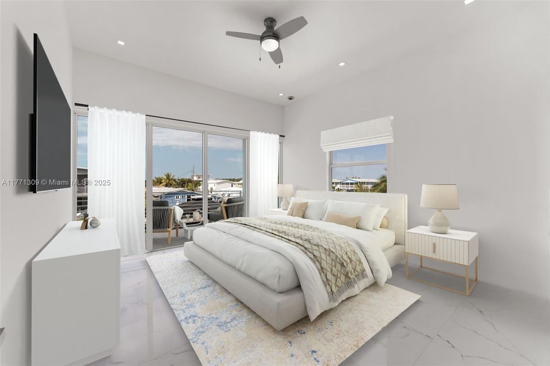 Master Bedroom - Virtually Staged