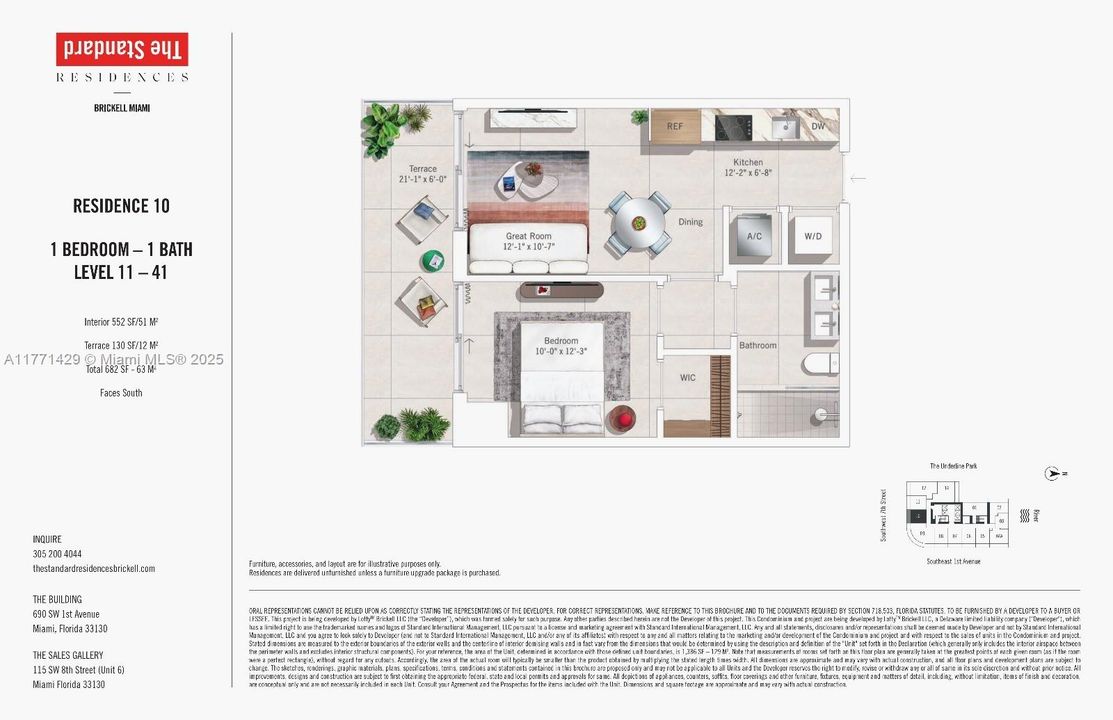 На продажу: $819,000 (1 спален, 1 ванн, 552 Квадратных фут)