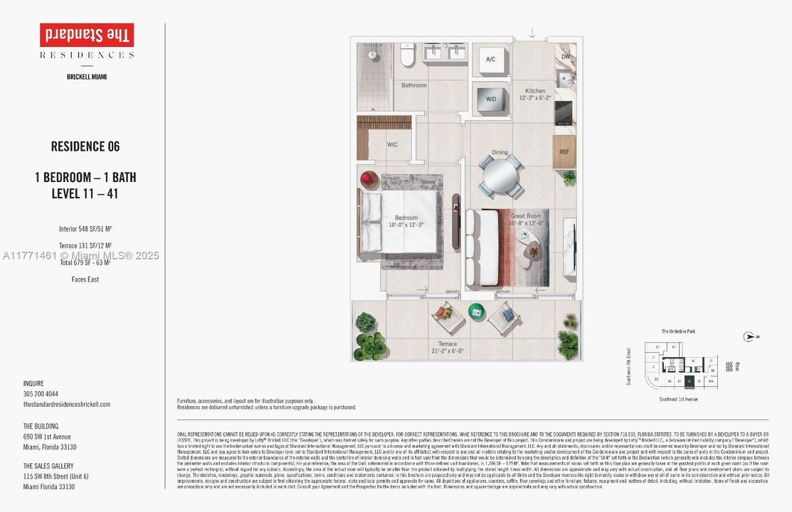 待售: $914,000 (1 贝兹, 1 浴室, 548 平方英尺)
