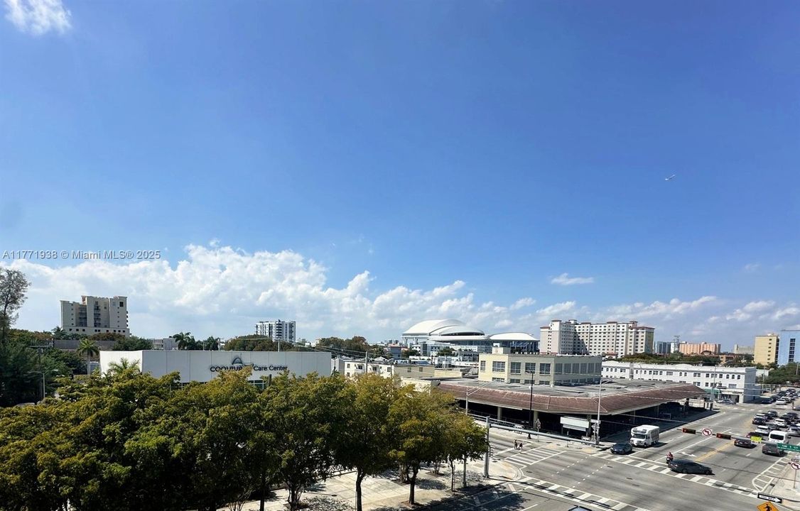 View of Marlin stadium