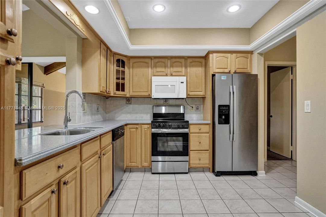 stainless steel appliances