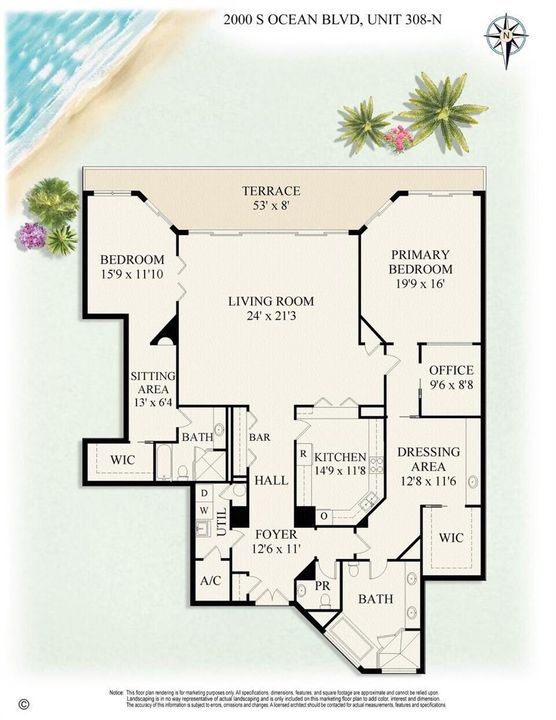 Color Floor Plan
