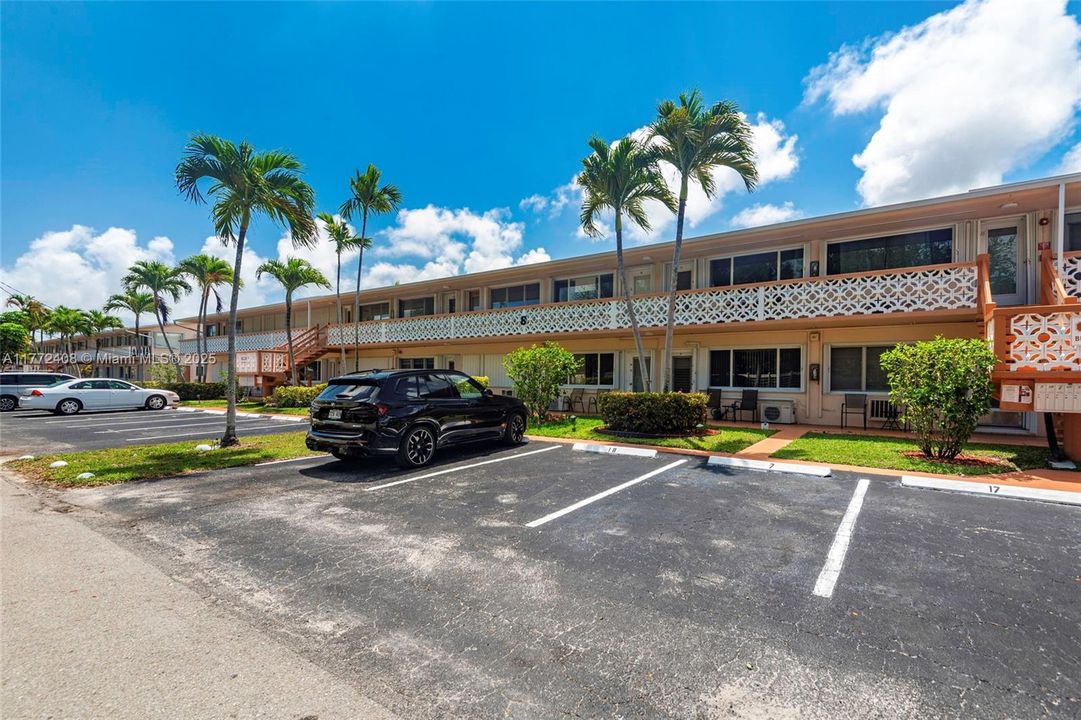 Park in front of your unit