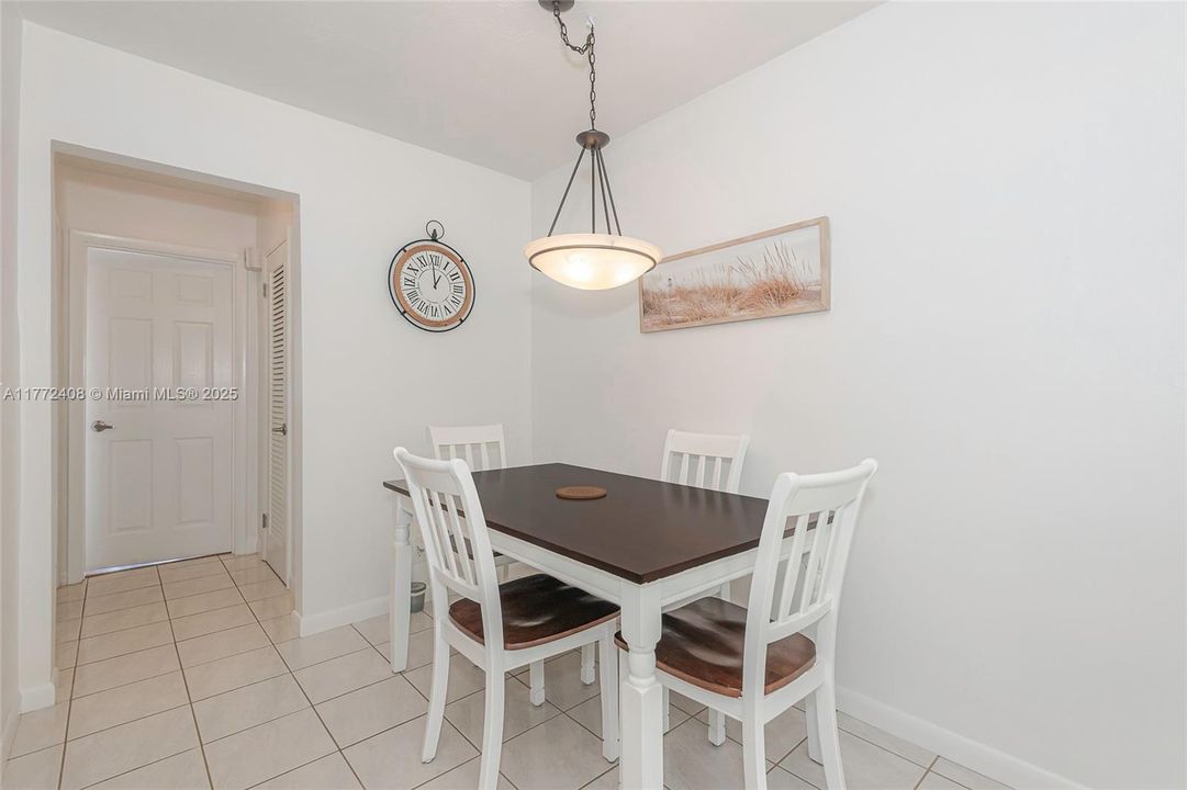 Modern furniture throughout