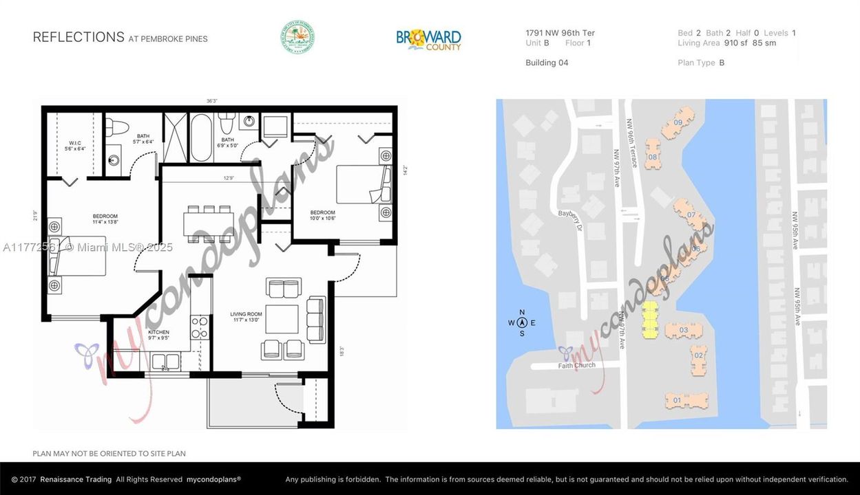 Recientemente alquilado: $2,100 (2 camas, 2 baños, 854 Pies cuadrados)