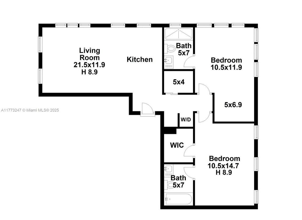 待售: $425,000 (2 贝兹, 2 浴室, 930 平方英尺)