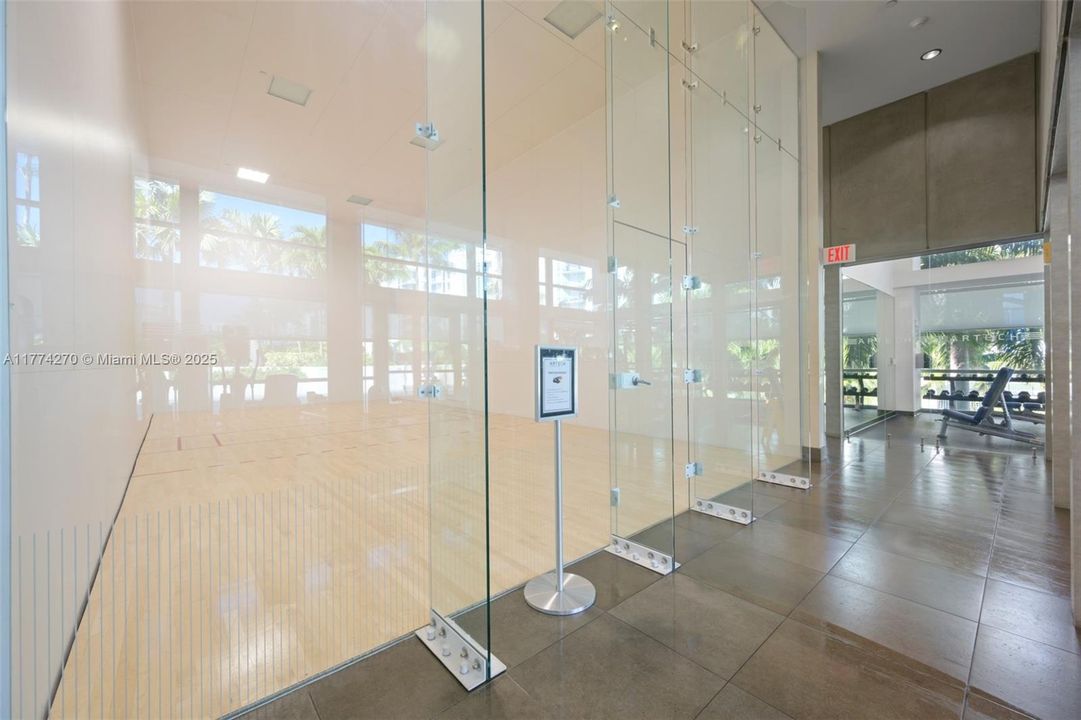 racquetball court