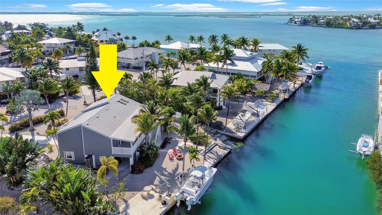 Positioned perfectly for open water views