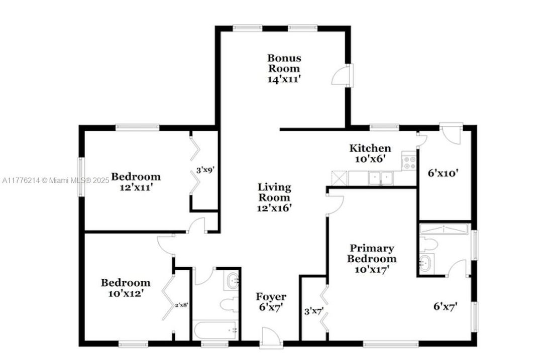 Recently Rented: $2,370 (3 beds, 2 baths, 1056 Square Feet)