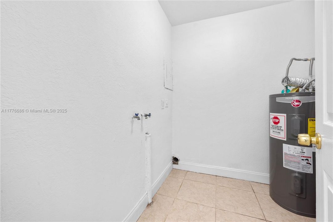 WATER HEATER & AIR HANDLER INSIDE