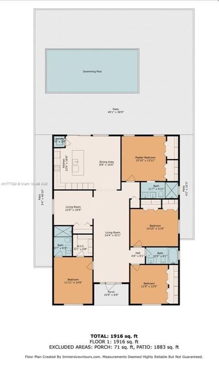 最近售出: $1,600,000 (5 贝兹, 3 浴室, 2070 平方英尺)