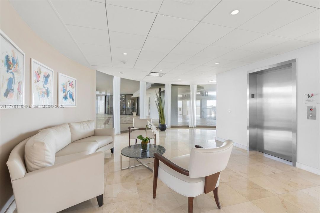 LOBBY OF THE C-D TOWER