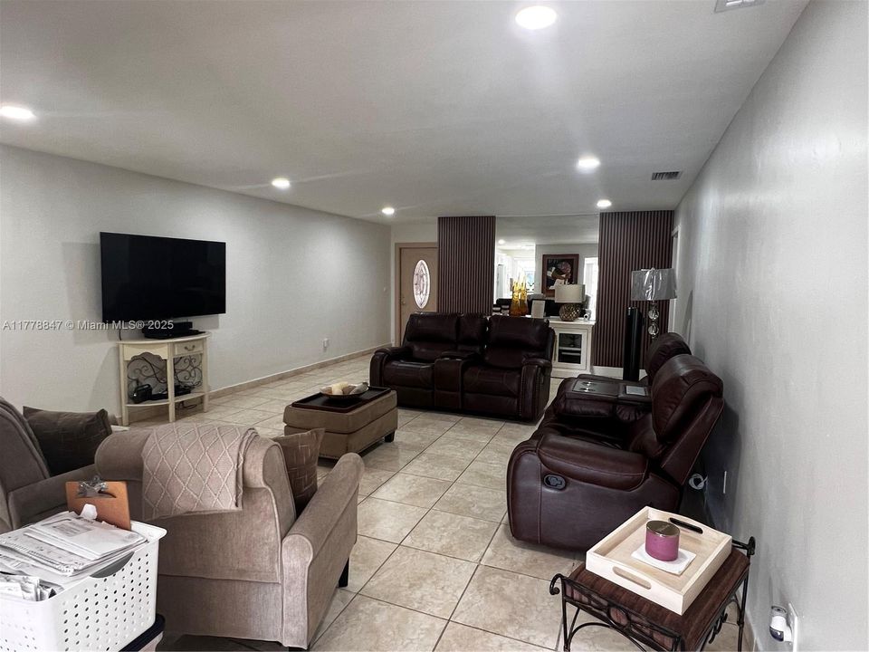 Generous space to entertain.